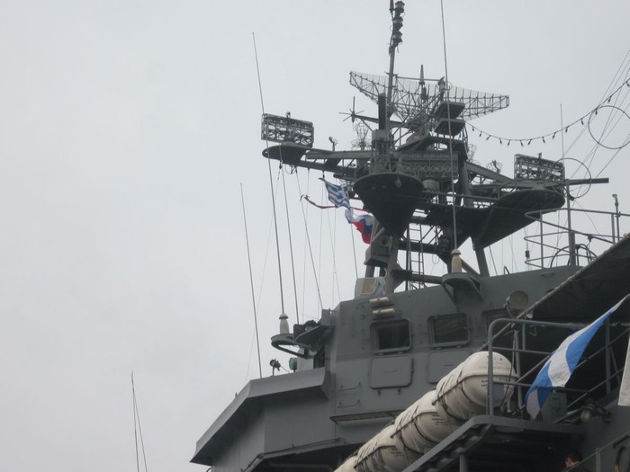 Tàu đổ bộ cỡ lớn Novotserkask của Hải quân Nga thăm Hy Lạp